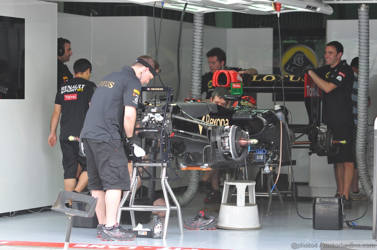 GP MALESIA, 21.03.2013- Romain Grosjean (FRA) Lotus F1 Team E213