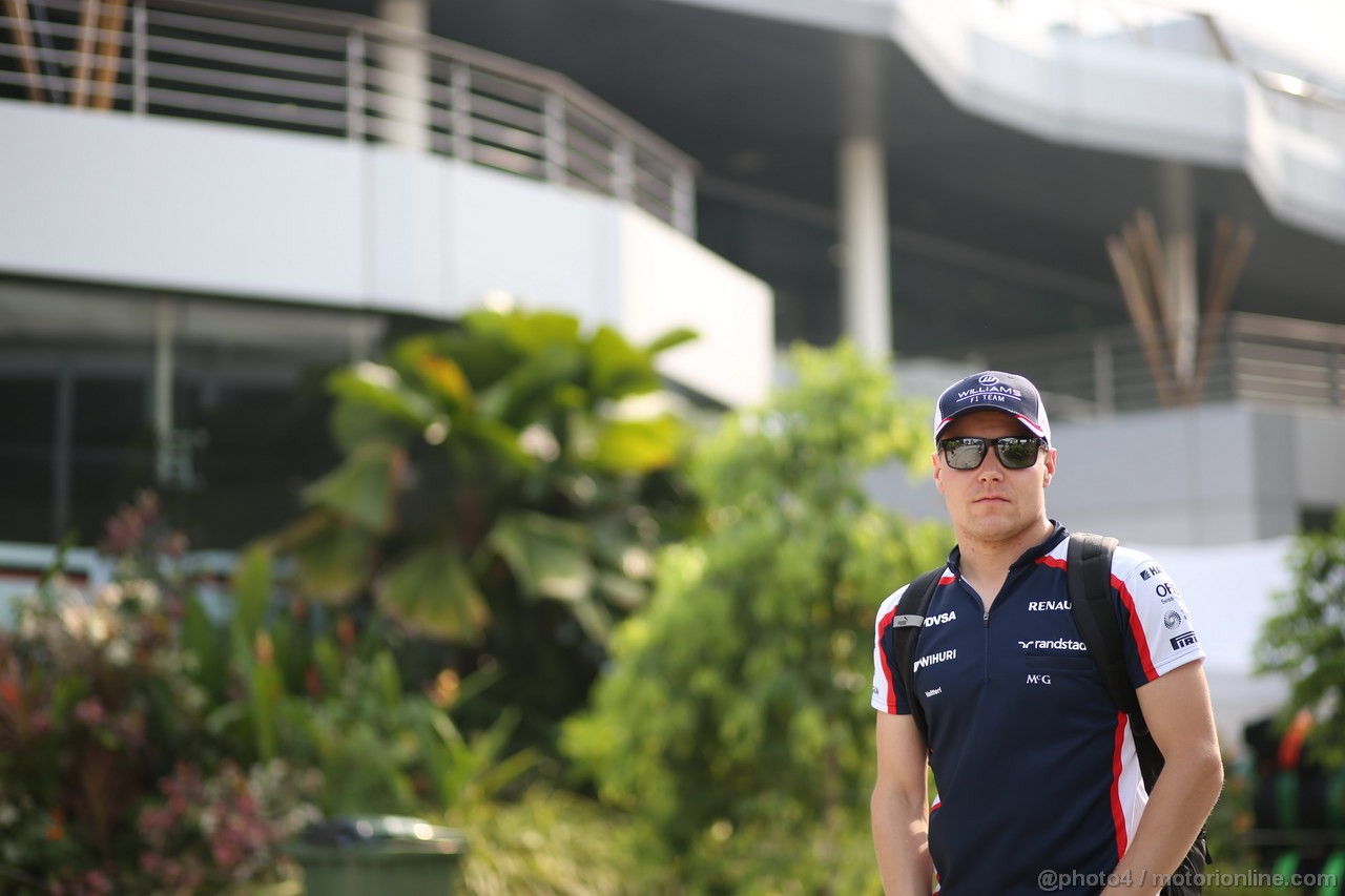 GP MALESIA, 21.03.2013- Valtteri Bottas (FIN), Williams F1 Team FW35