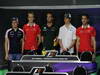 GP MALESIA, 21.03.2013- Press Conference, left to right Valtteri Bottas (FIN), Williams F1 Team FW35, Max Chilton (GBR), Marussia F1 Team MR02, Giedo Van der Garde (NED), Caterham F1 Team CT03, Esteban Gutierrez (MEX), Sauber F1 Team C32, Jules Bianchi (FRA) Marussia F1 Team MR02