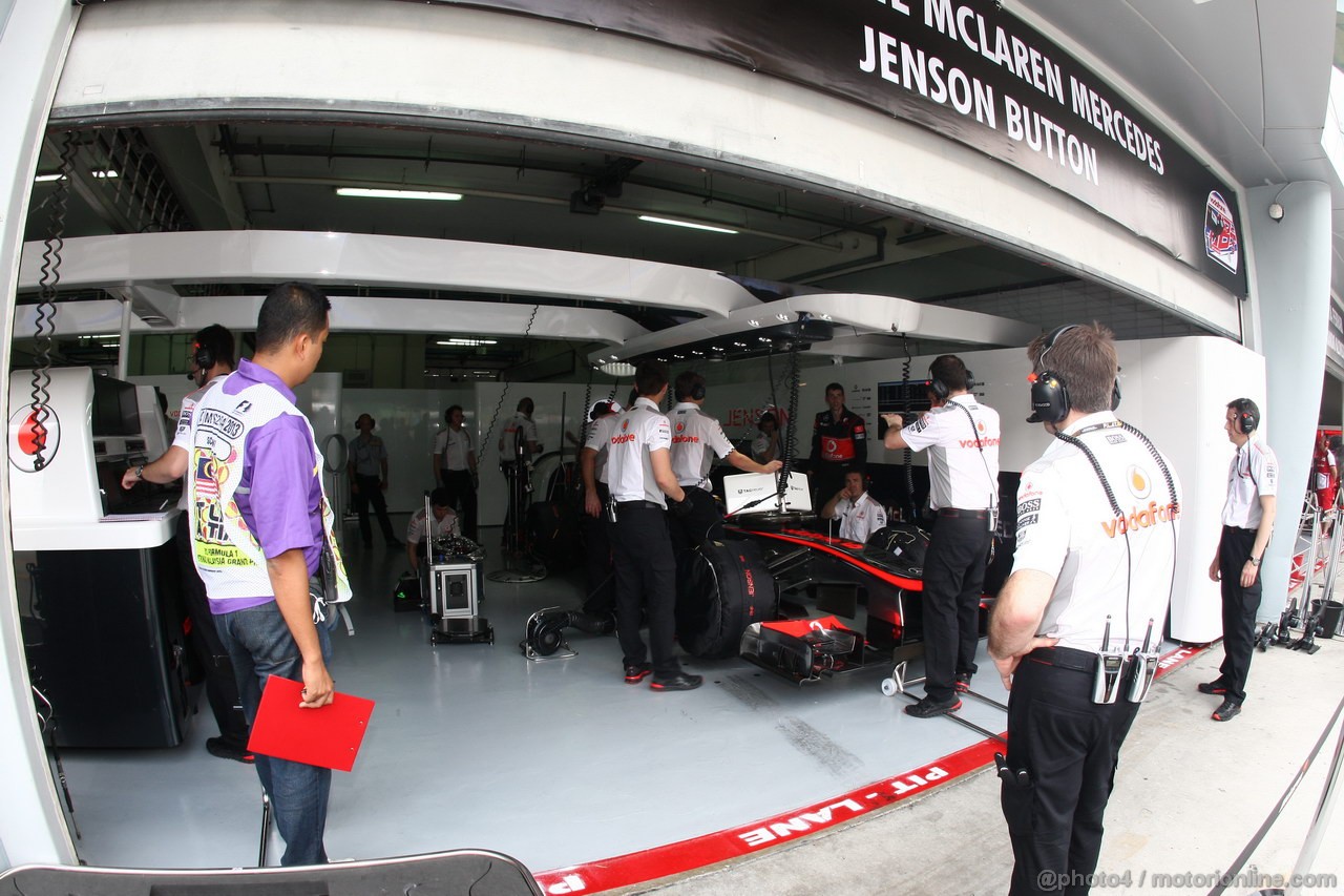 GP MALESIA, 23.03.2013 - Free practice 3, Jenson Button (GBR) McLaren Mercedes MP4-28