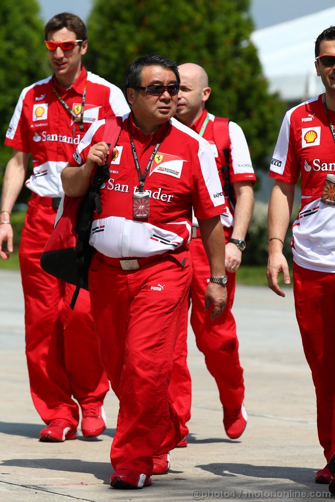 GP MALESIA, 23.03.2013 - Hirohide Hamashima (JPN), Ferrari