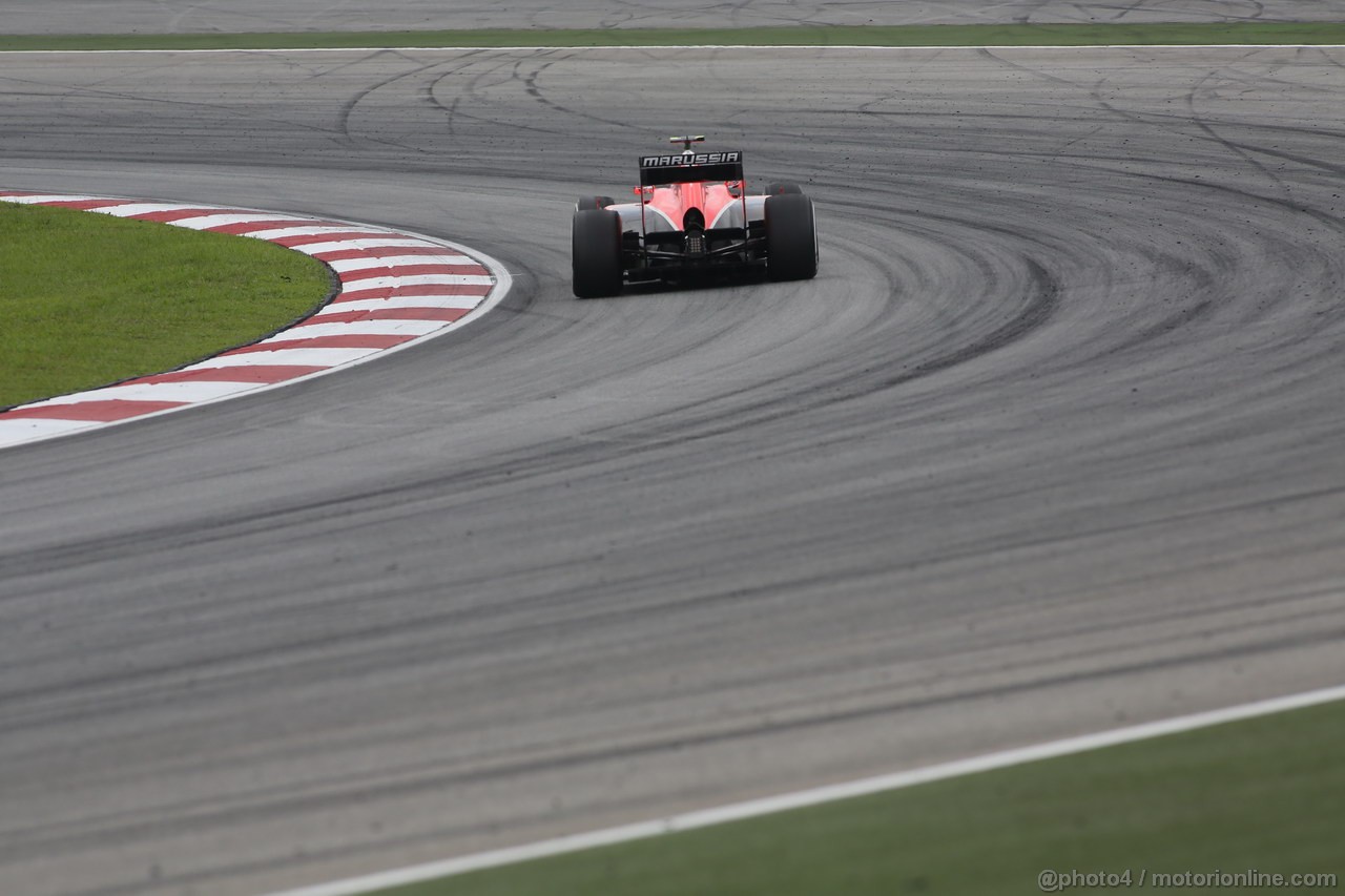 GP MALESIA, 23.03.2013 - Free practice 3, Max Chilton (GBR), Marussia F1 Team MR02