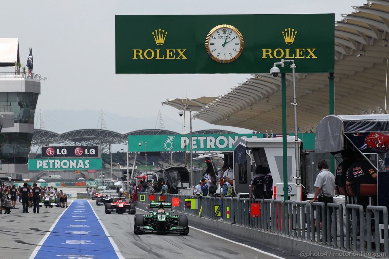 GP MALESIA, 23.03.2013 - Free practice 3, Giedo Van der Garde (NED), Caterham F1 Team CT03