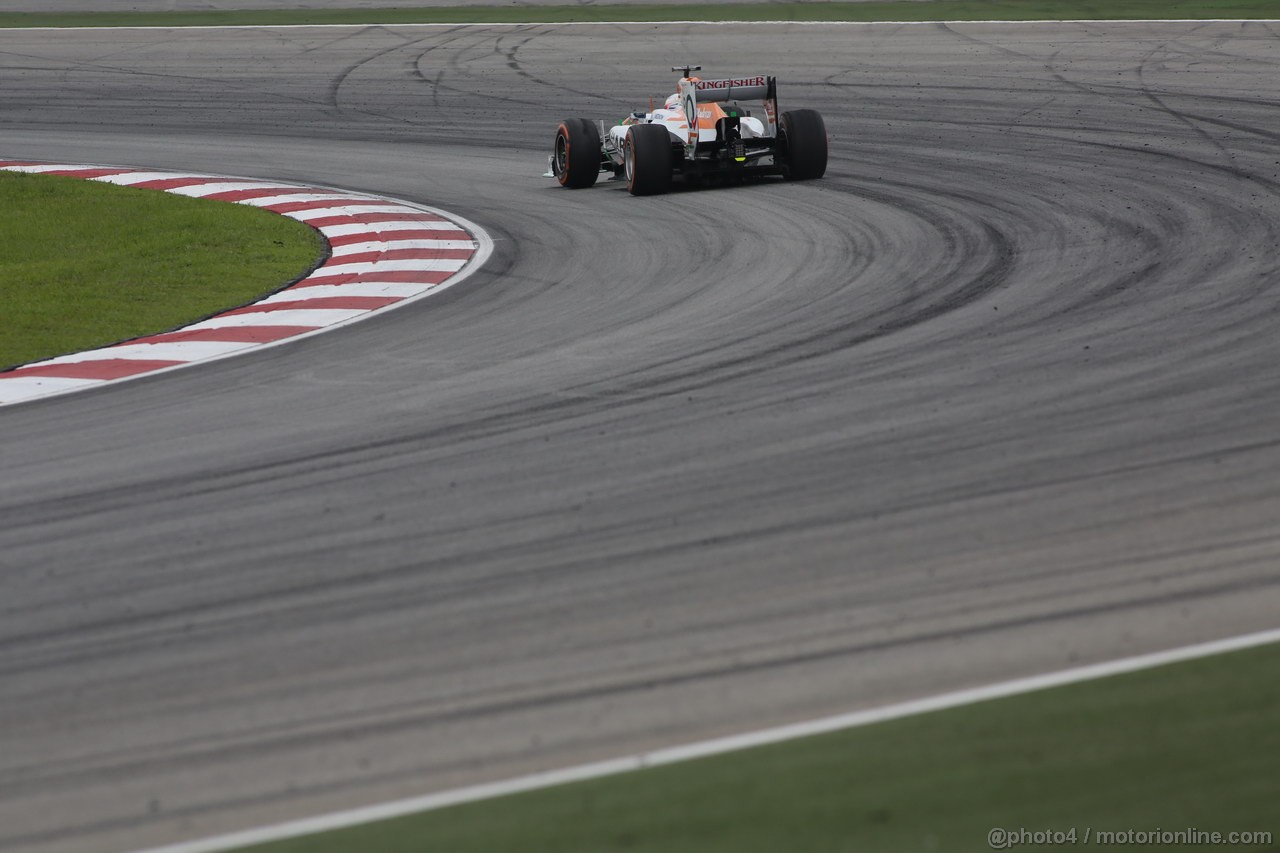 GP MALESIA, 23.03.2013 - Free practice 3, Paul di Resta (GBR) Sahara Force India F1 Team VJM06