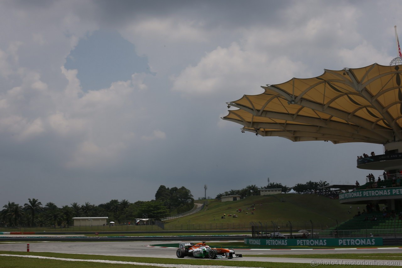 GP MALESIA, 23.03.2013 - Free practice 3, Paul di Resta (GBR) Sahara Force India F1 Team VJM06