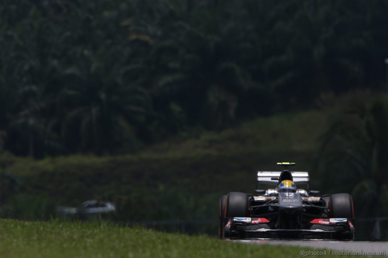 GP MALESIA, 23.03.2013 - Free practice 3, Esteban Gutierrez (MEX), Sauber F1 Team C32