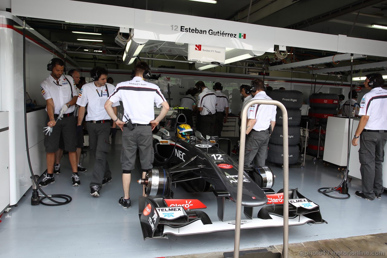 GP MALESIA, 23.03.2013 - Free practice 3, Esteban Gutierrez (MEX), Sauber F1 Team C32