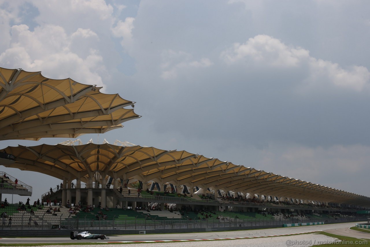 GP MALESIA, 23.03.2013 - Free practice 3, Nico Rosberg (GER) Mercedes AMG F1 W04