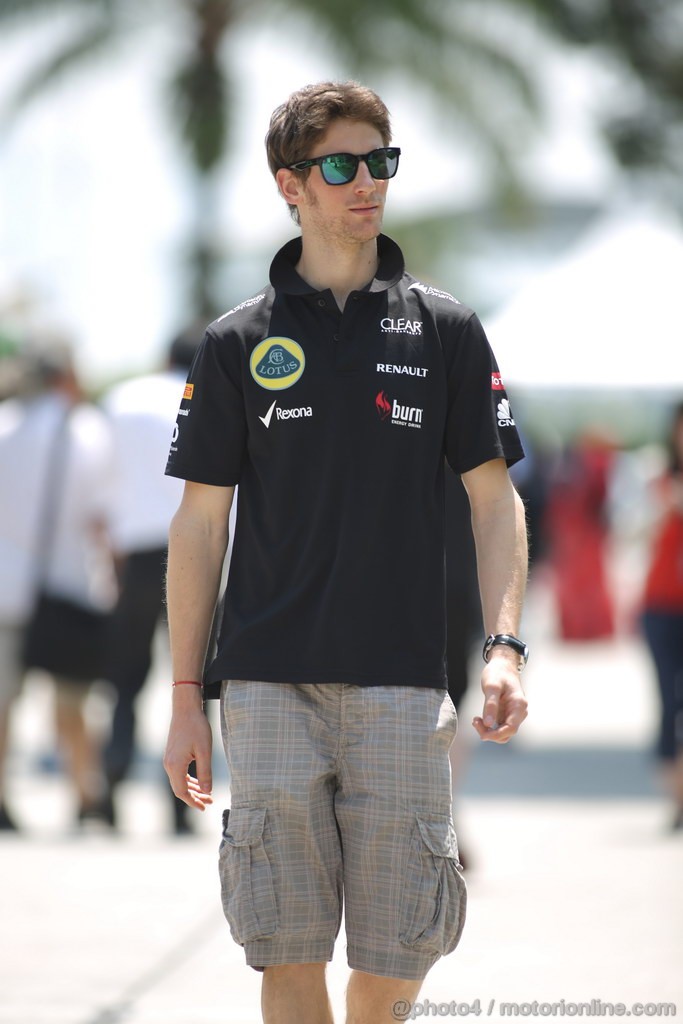 GP MALESIA, 23.03.2013 - Free practice 3, Romain Grosjean (FRA) Lotus F1 Team E213