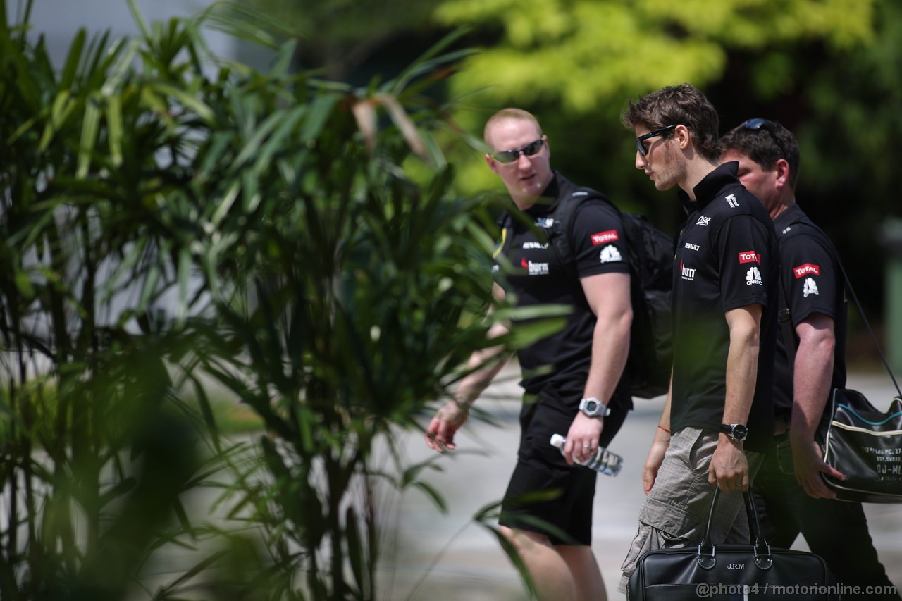 GP MALESIA, 23.03.2013 - Free practice 3, Romain Grosjean (FRA) Lotus F1 Team E213