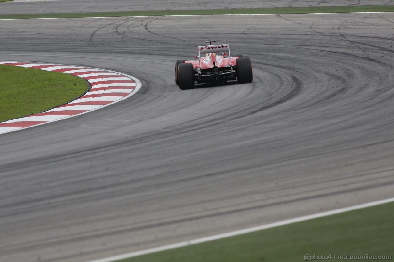 GP MALESIA, 23.03.2013 - Free practice 3, Fernando Alonso (ESP) Ferrari F138 