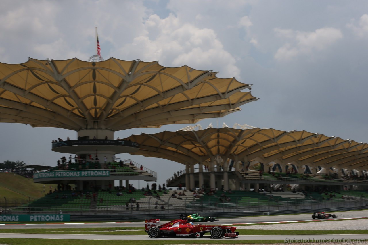 GP MALESIA, 23.03.2013 - Free practice 3, Fernando Alonso (ESP) Ferrari F138 