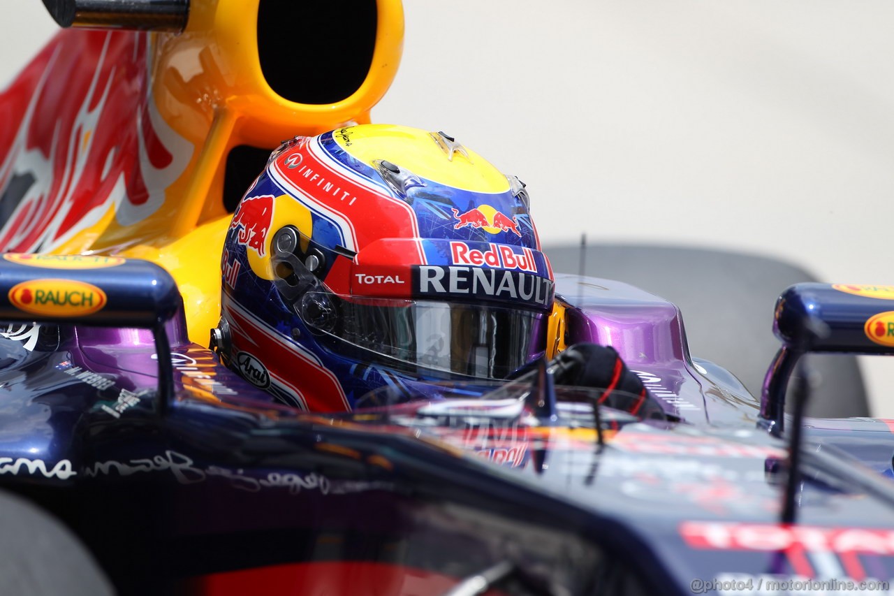 GP MALESIA, 23.03.2013 - Free practice 3, Mark Webber (AUS) Red Bull Racing RB9 