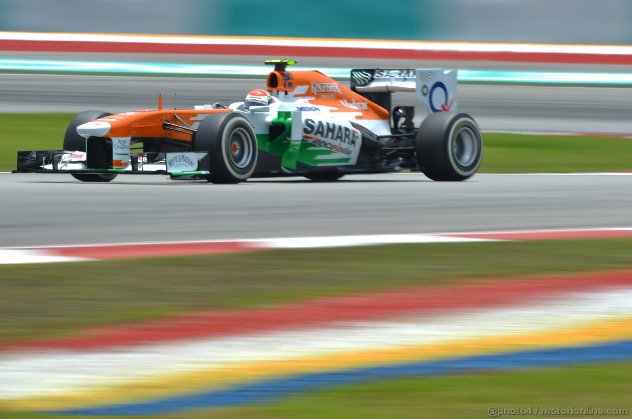 GP MALESIA, 23.03.2013, Free practice 3, Adrian Sutil (GER), Sahara Force India F1 Team VJM06 