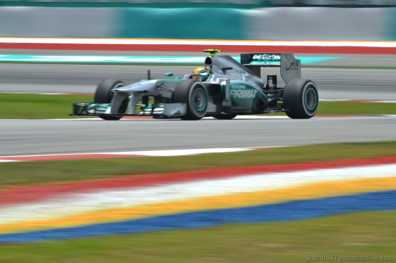 GP MALESIA, 23.03.2013, Free practice 3, Lewis Hamilton (GBR) Mercedes AMG F1 W04