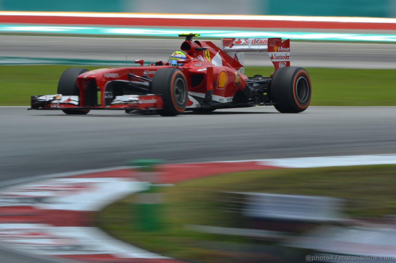 GP MALESIA, 23.03.2013, Free practice 3, Felipe Massa (BRA) Ferrari F138