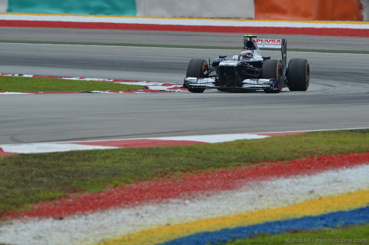 GP MALESIA, 23.03.2013, Free practice 3, Valtteri Bottas (FIN), Williams F1 Team FW35 