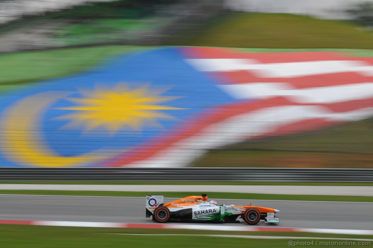 GP MALESIA, 23.03.2013, Free practice 3, Paul di Resta (GBR) Sahara Force India F1 Team VJM06