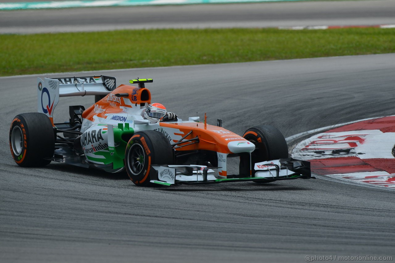 GP MALESIA, 23.03.2013, Free practice 3, Adrian Sutil (GER), Sahara Force India F1 Team VJM06 