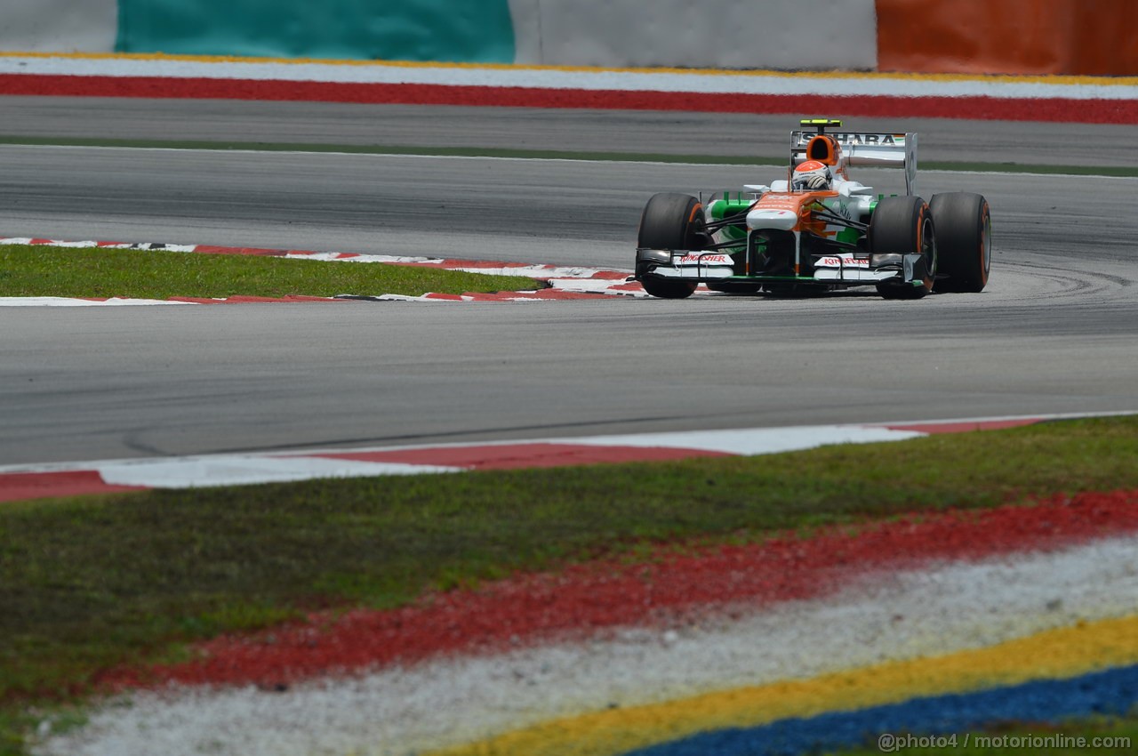 GP MALESIA, 23.03.2013, Free practice 3, Adrian Sutil (GER), Sahara Force India F1 Team VJM06