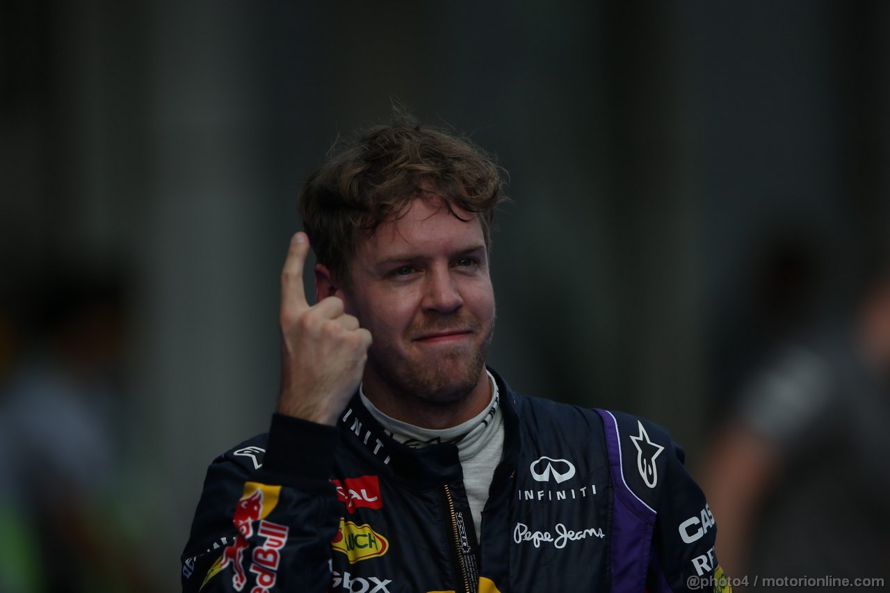 GP MALESIA, 23.03.2013- Qualifiche, Sebastian Vettel (GER) Red Bull Racing RB9 