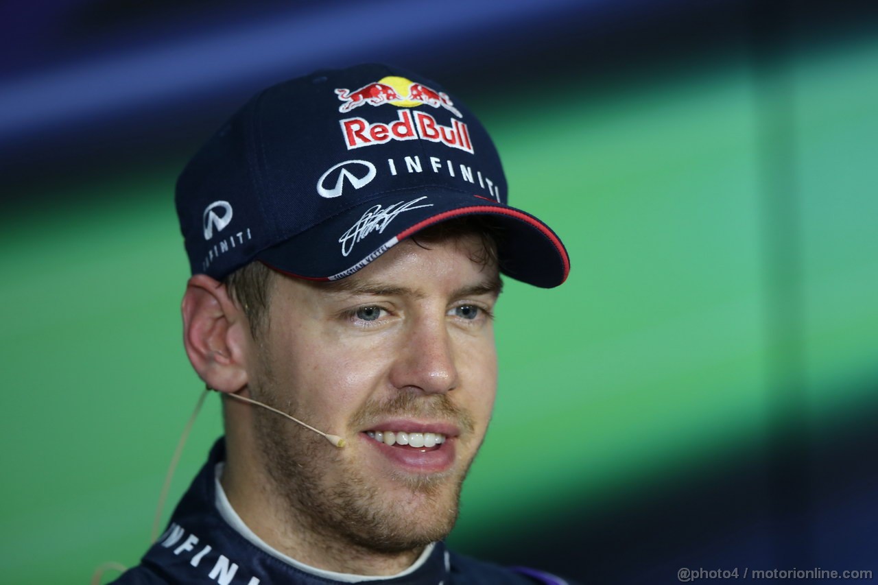 GP MALESIA, 23.03.2013- Conferenza Stampa, Sebastian Vettel (GER) Red Bull Racing RB9 