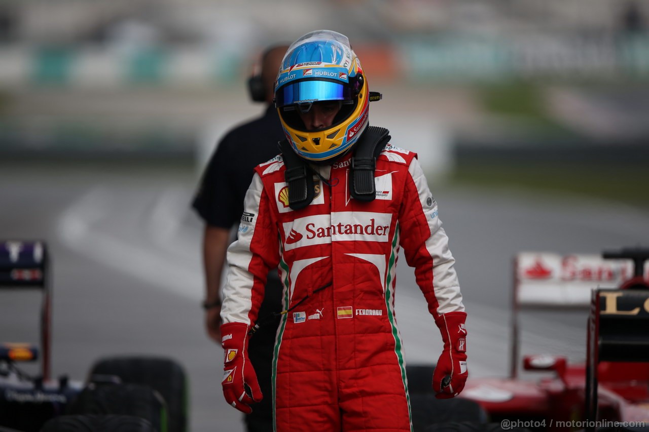 GP MALESIA, 23.03.2013- Qualifiche, Fernando Alonso (ESP) Ferrari F138 