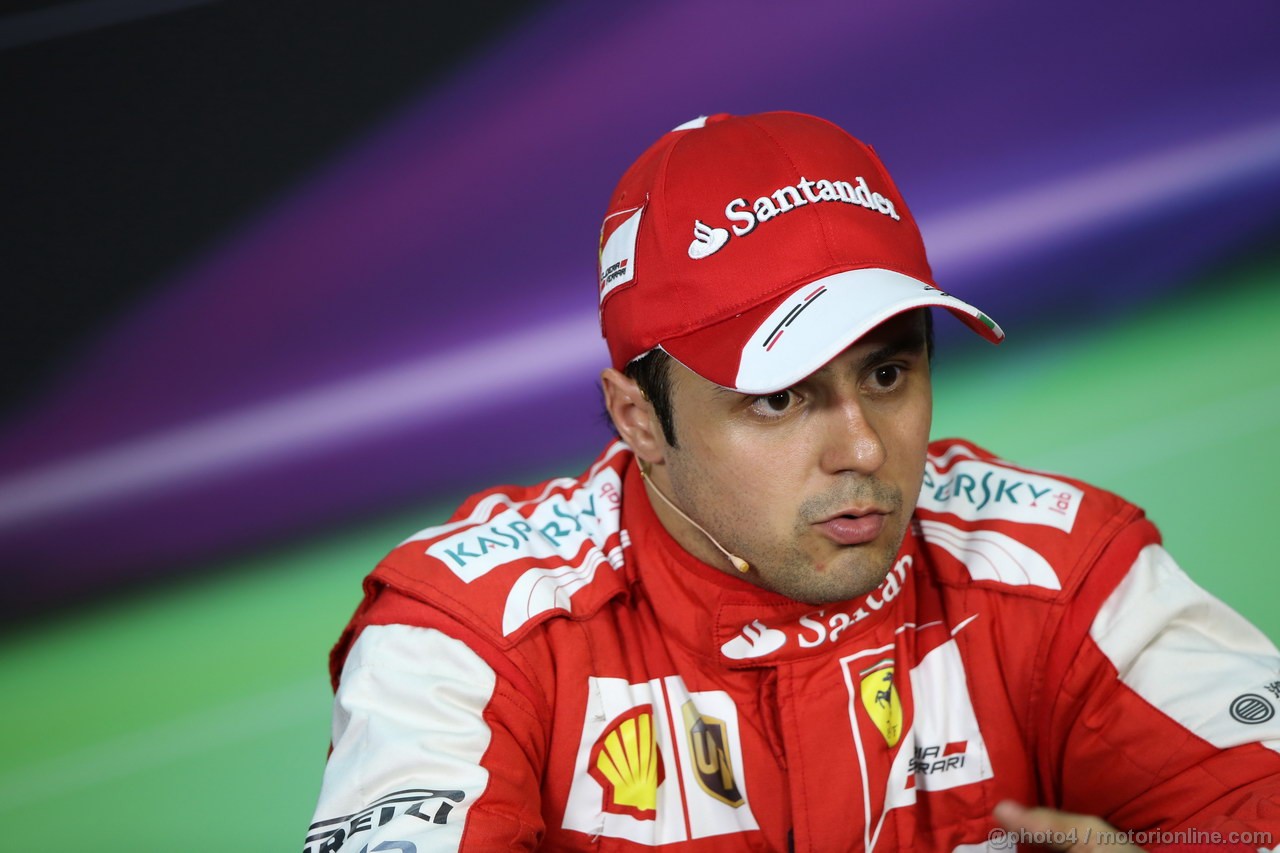 GP MALESIA, 23.03.2013- Conferenza Stampa, Felipe Massa (BRA) Ferrari F138 