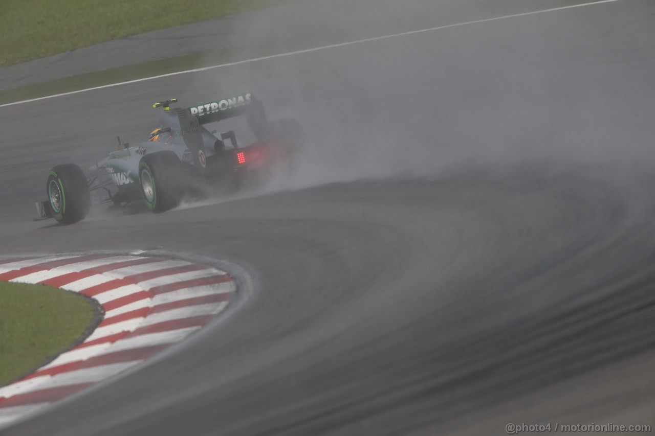 GP MALESIA, 23.03.2013- Qualifiche, Lewis Hamilton (GBR) Mercedes AMG F1 W04 