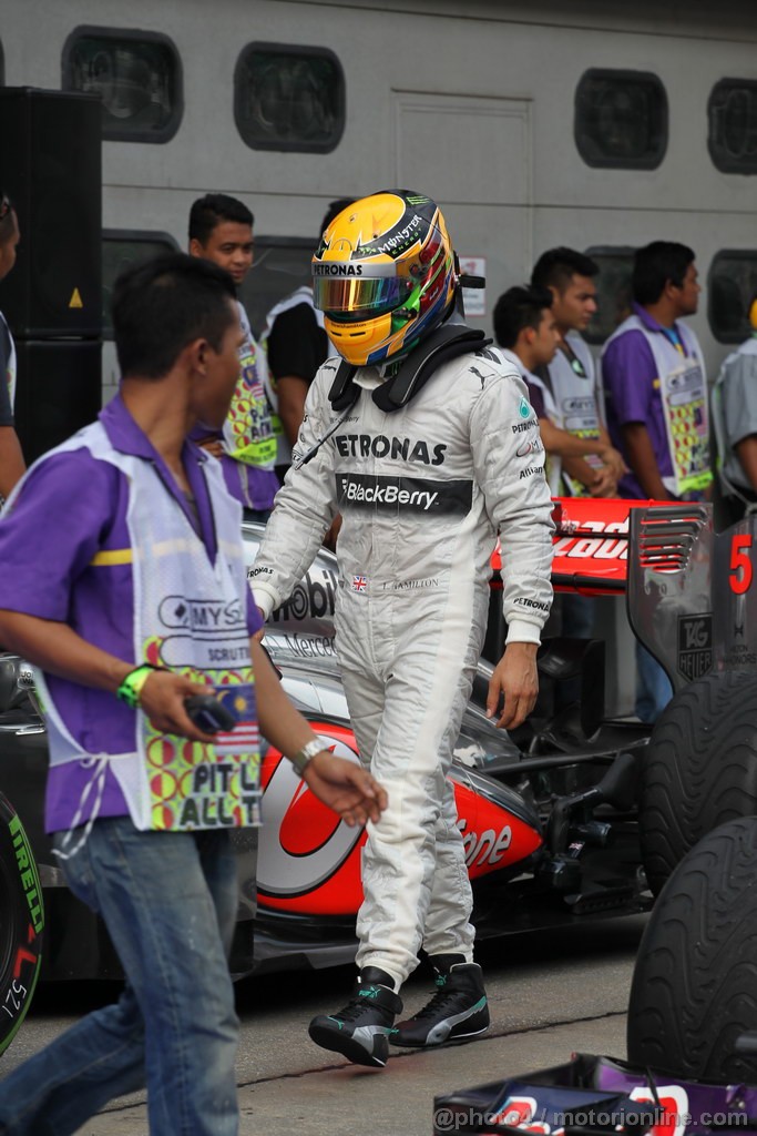 GP MALESIA, 23.03.2013- Lewis Hamilton (GBR) Mercedes AMG F1 W04 