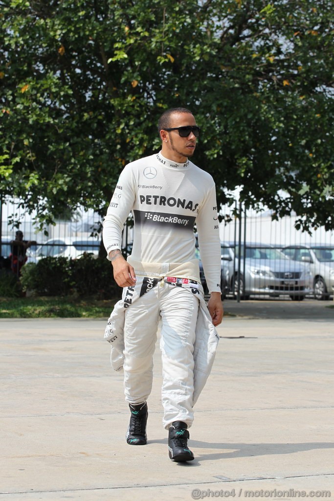 GP MALESIA, 23.03.2013- Lewis Hamilton (GBR) Mercedes AMG F1 W04 