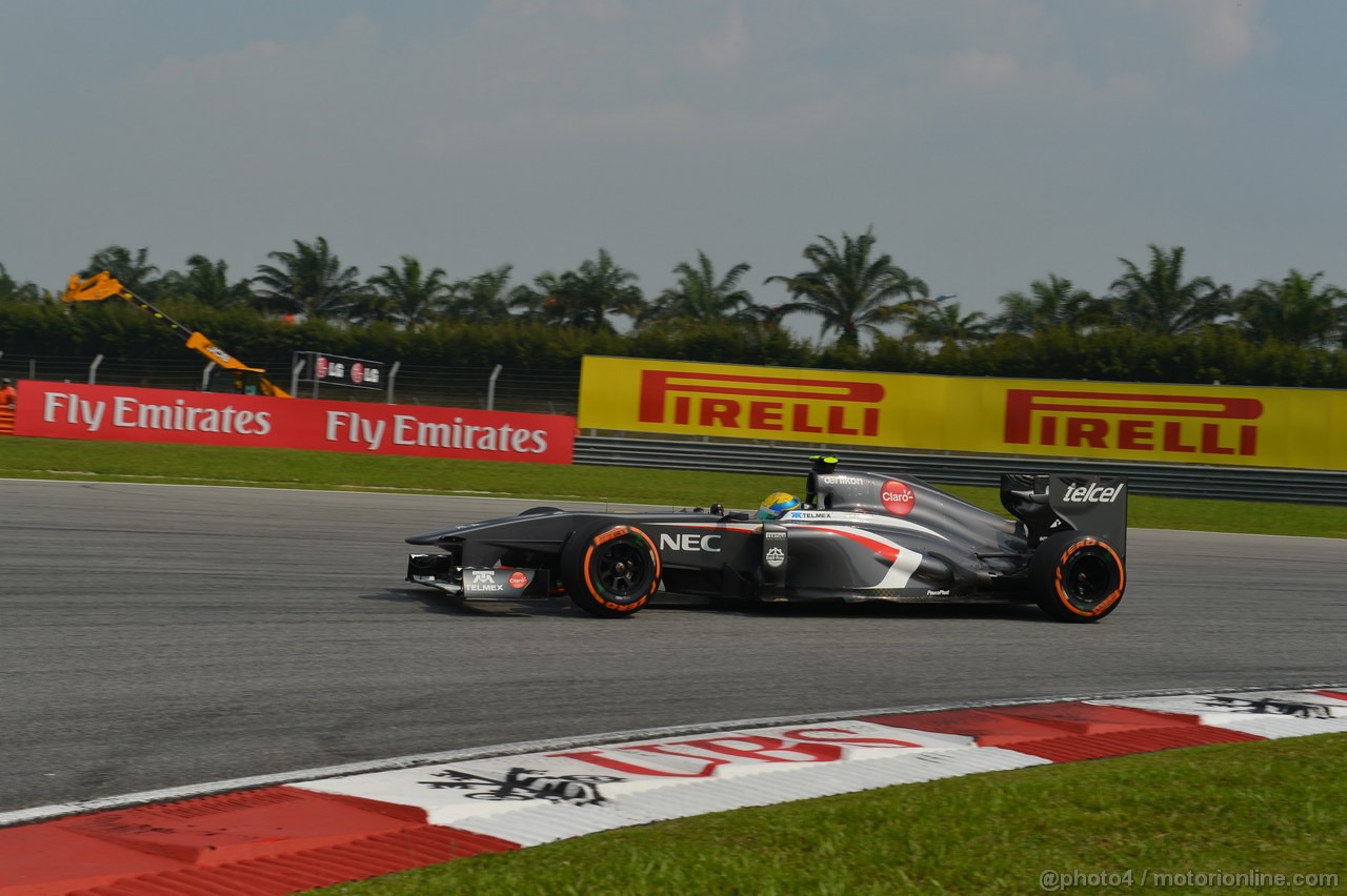 GP MALESIA, 23.03.2013- Qualifiche, Esteban Gutierrez (MEX), Sauber F1 Team C32 