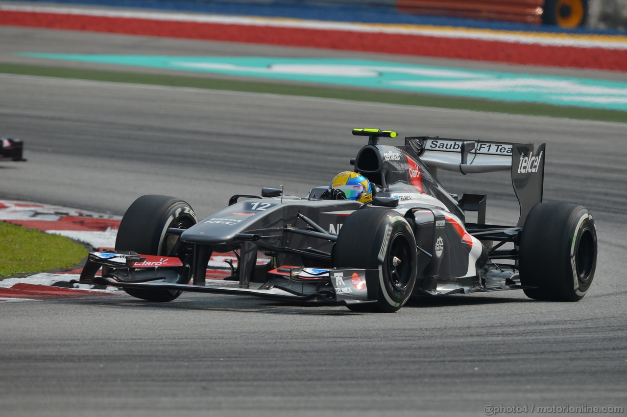 GP MALESIA, 23.03.2013- Qualifiche, Esteban Gutierrez (MEX), Sauber F1 Team C32 