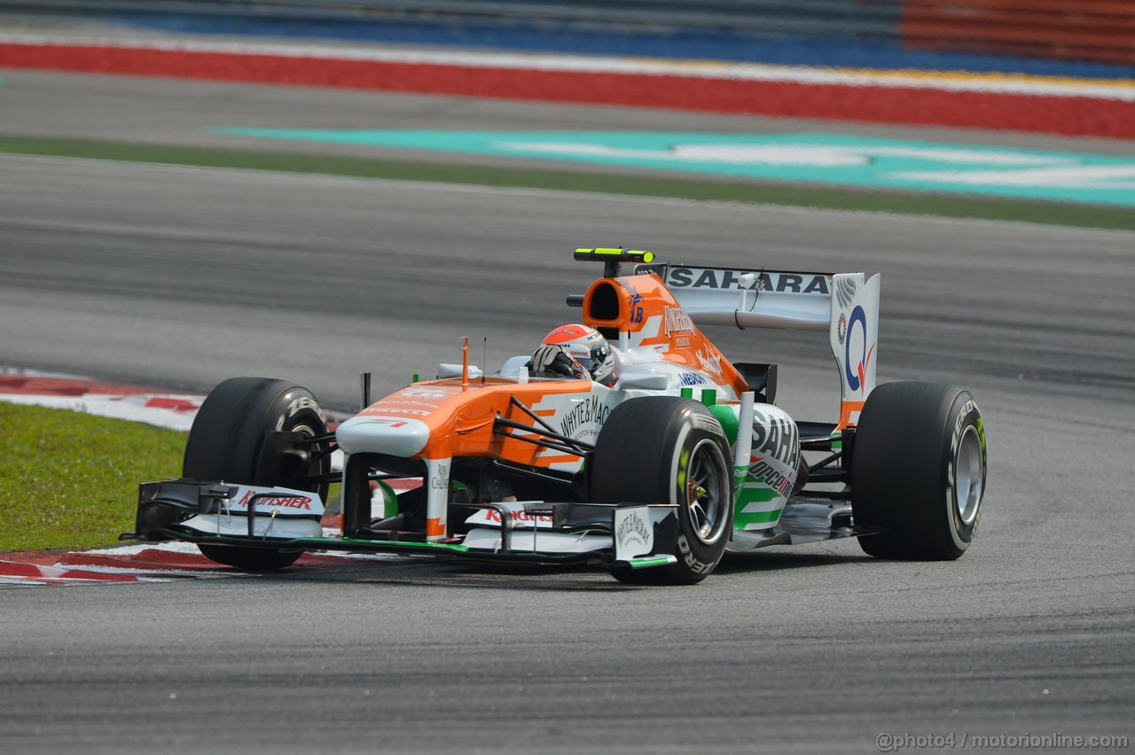 GP MALESIA, 23.03.2013- Qualifiche, Adrian Sutil (GER), Sahara Force India F1 Team VJM06 