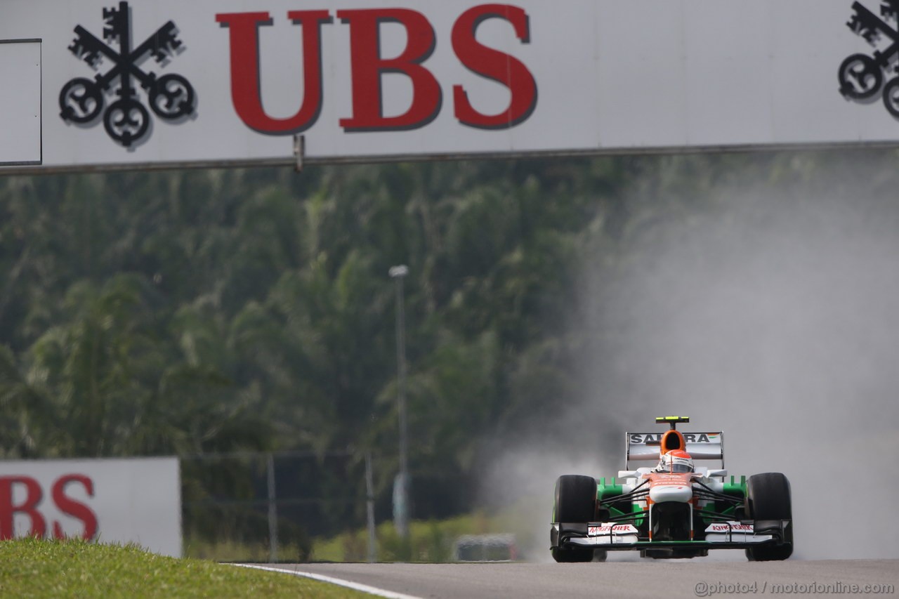 GP MALESIA, 23.03.2013- Qualifiche, Adrian Sutil (GER), Sahara Force India F1 Team VJM06 