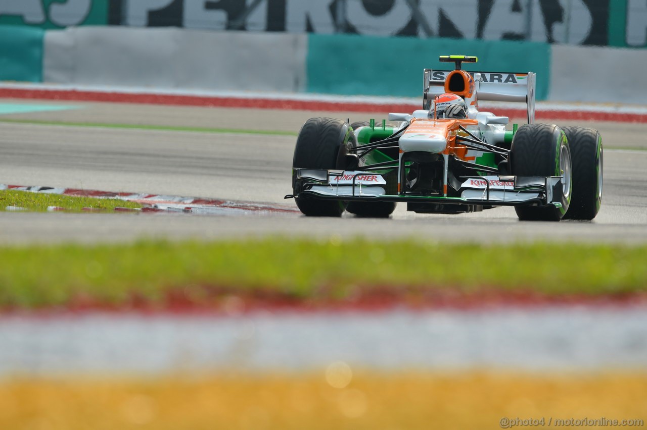 GP MALESIA, 23.03.2013- Qualifiche, Adrian Sutil (GER), Sahara Force India F1 Team VJM06 