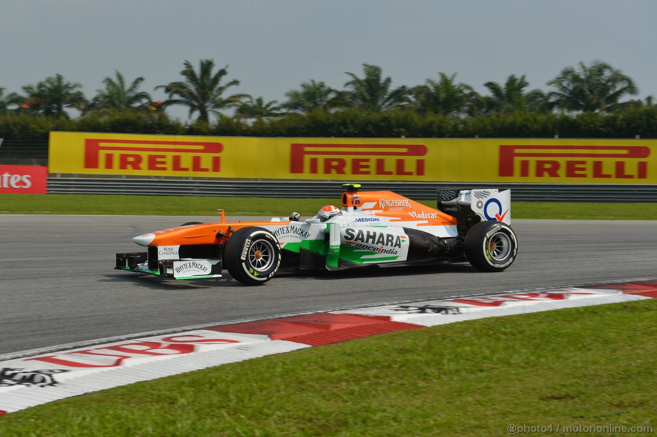 GP MALESIA, 23.03.2013- Qualifiche, Adrian Sutil (GER), Sahara Force India F1 Team VJM06 