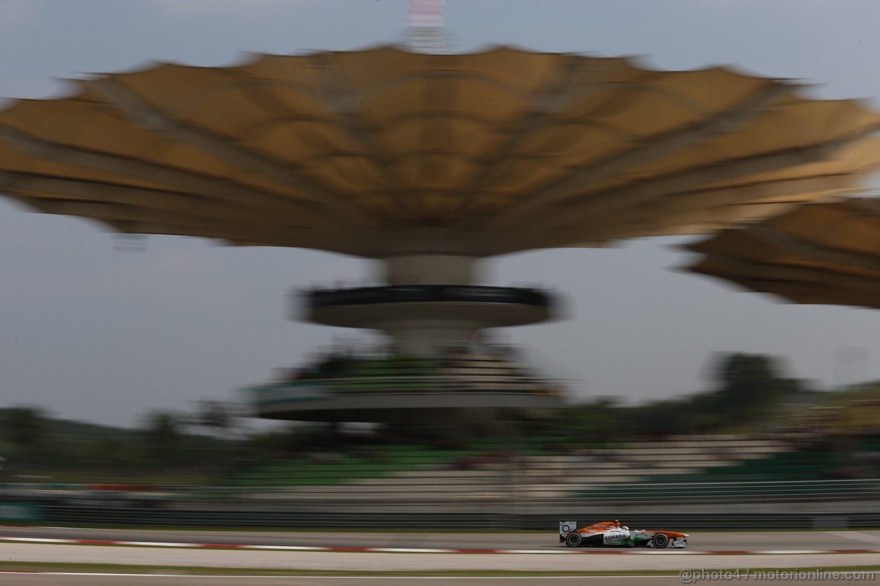 GP MALESIA, 23.03.2013- Qualifiche, Adrian Sutil (GER), Sahara Force India F1 Team VJM06 