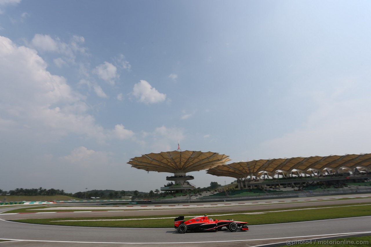 GP MALESIA, 23.03.2013- Qualifiche, Max Chilton (GBR), Marussia F1 Team MR02 