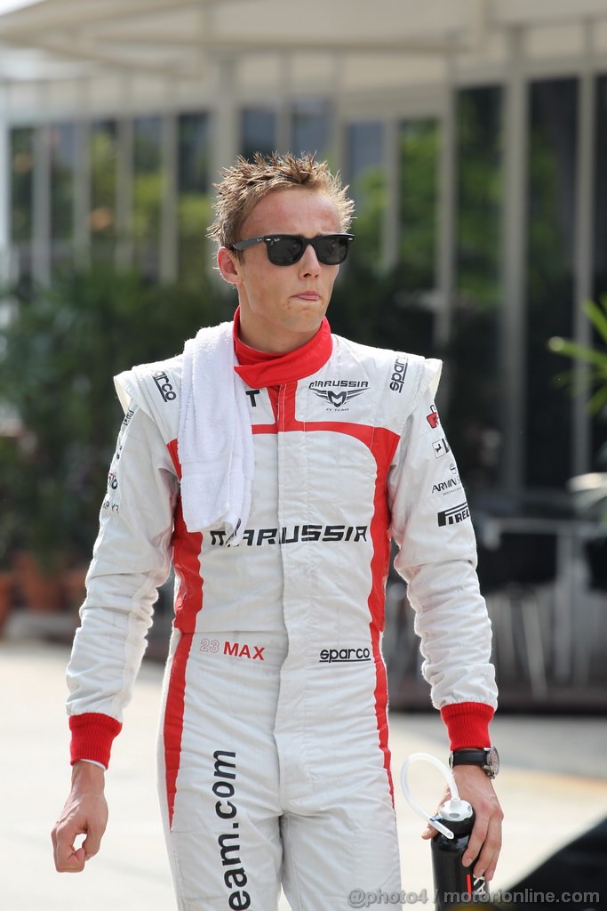 GP MALESIA, 23.03.2013- Max Chilton (GBR), Marussia F1 Team MR02 