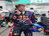 GP MALESIA, 23.03.2013 - Qualifiche, Sebastian Vettel (GER) Red Bull Racing RB9 is celebrating the Pole Position