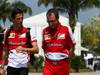 GP MALESIA, 23.03.2013 - Stefano Domenicali (ITA) Team Principal, Ferrari with Pedro de la Rosa (ESP) Ferrari 3rd driver