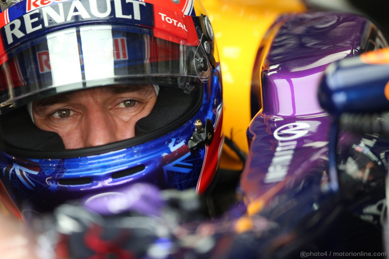 GP MALESIA, 22.03.2013- Prove Libere 1, Mark Webber (AUS) Red Bull Racing RB9