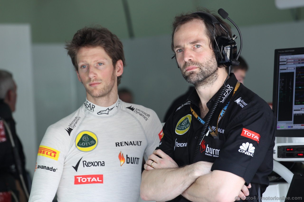 GP MALESIA, 22.03.2013- Prove Libere 1, Romain Grosjean (FRA) Lotus F1 Team E213