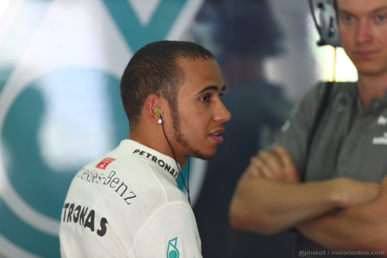 GP MALESIA, 22.03.2013- Prove Libere 1, Lewis Hamilton (GBR) Mercedes AMG F1 W04