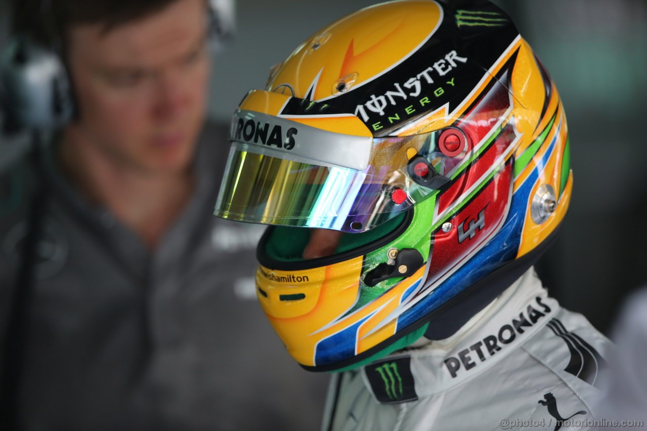 GP MALESIA, 22.03.2013- Prove Libere 1, Lewis Hamilton (GBR) Mercedes AMG F1 W04