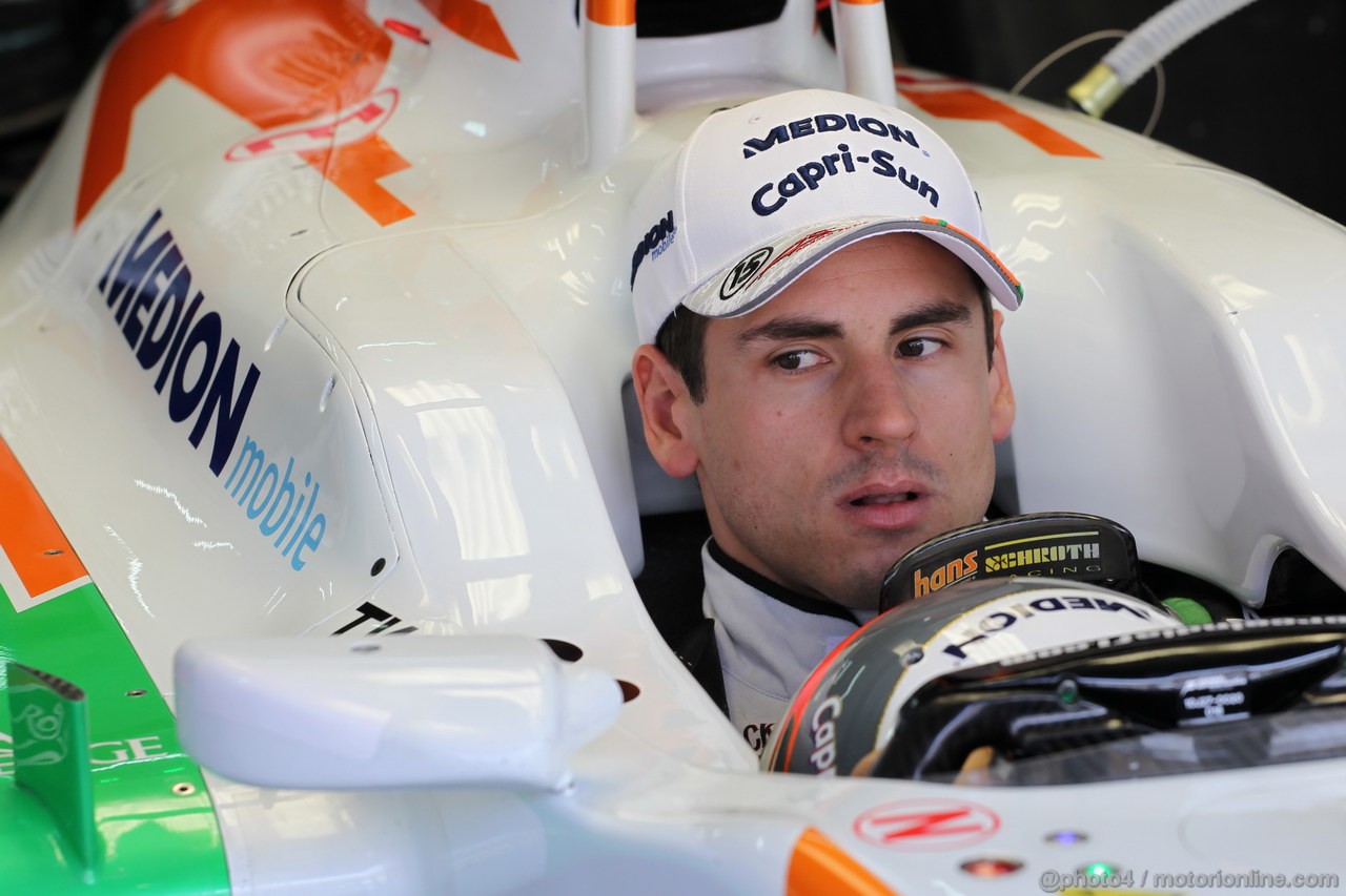 GP MALESIA, 22.03.2013- Prove Libere 1, Adrian Sutil (GER), Sahara Force India F1 Team VJM06