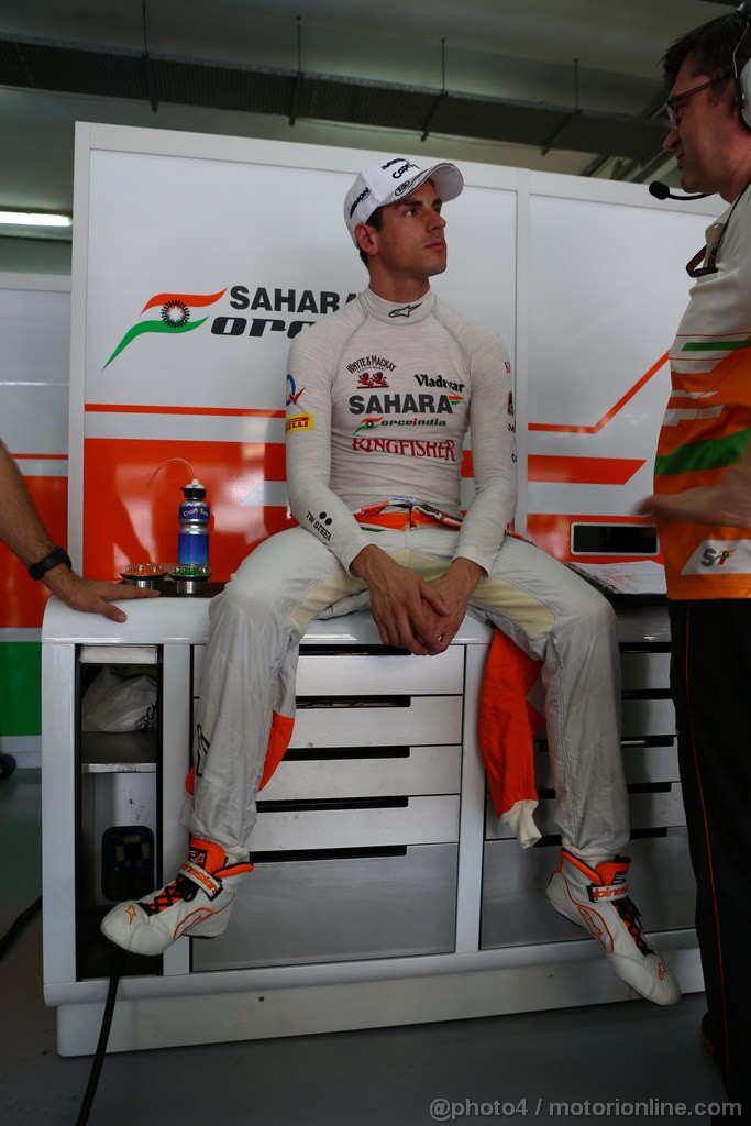 GP MALESIA, 22.03.2013- Prove Libere 1, Adrian Sutil (GER), Sahara Force India F1 Team VJM06