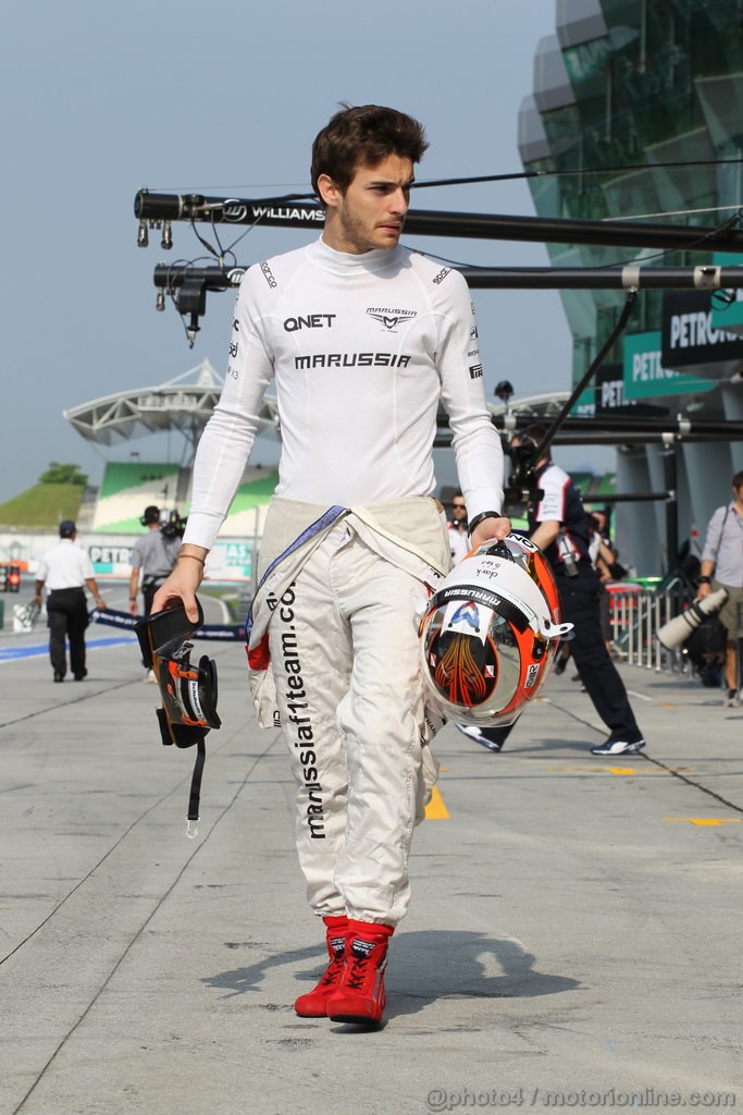 GP MALESIA, 22.03.2013- Prove Libere 1, Jules Bianchi (FRA) Marussia F1 Team MR02