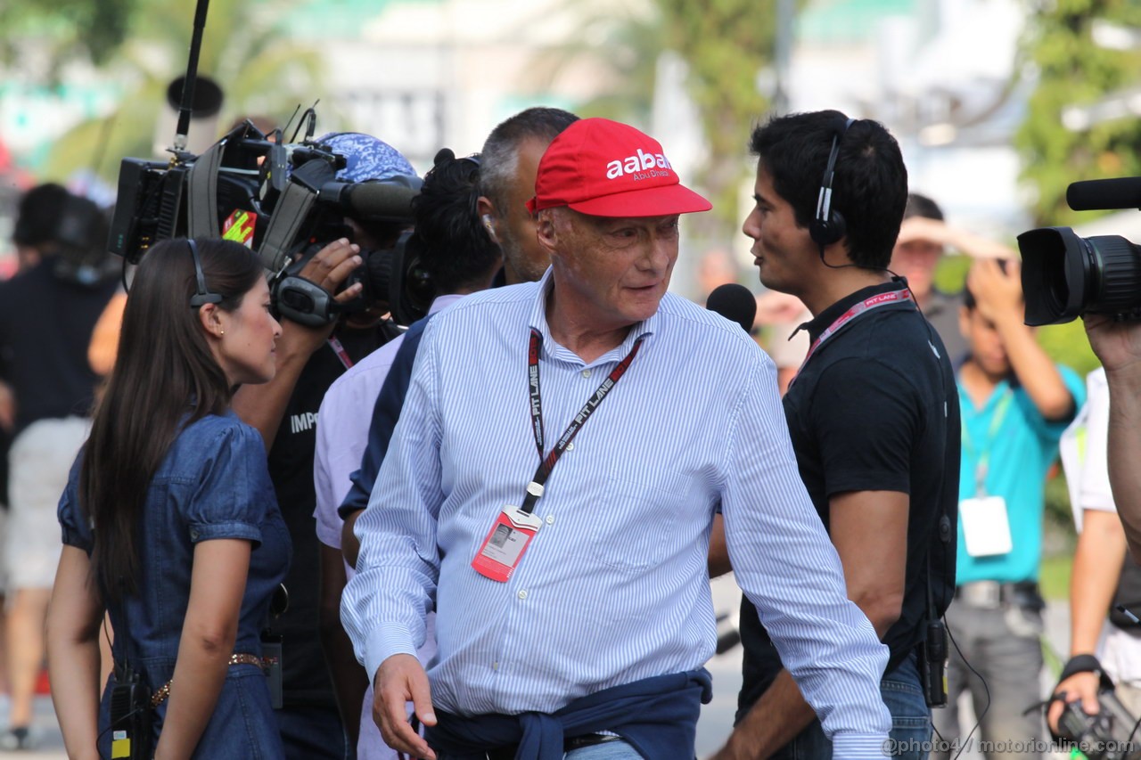 GP MALESIA, 22.03.2013- Niki Lauda (AUT)